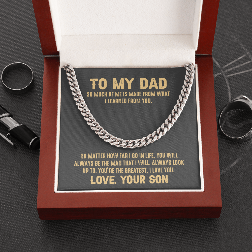 Dad - Always Matter - Cuban Link Chain