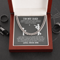 Dad - My Support - Cuban Link Chain
