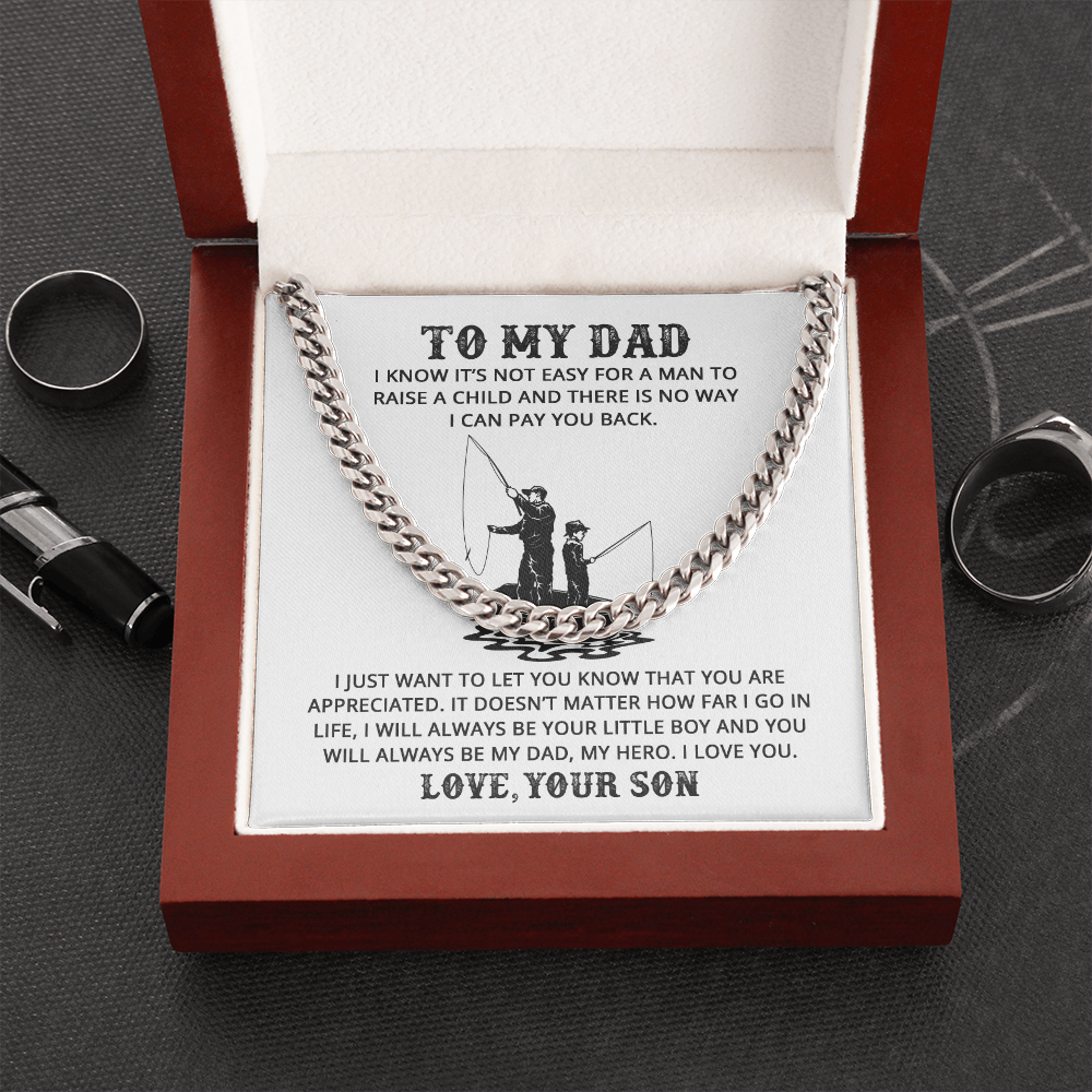 Dad - Learn from You - Cuban Link Chain