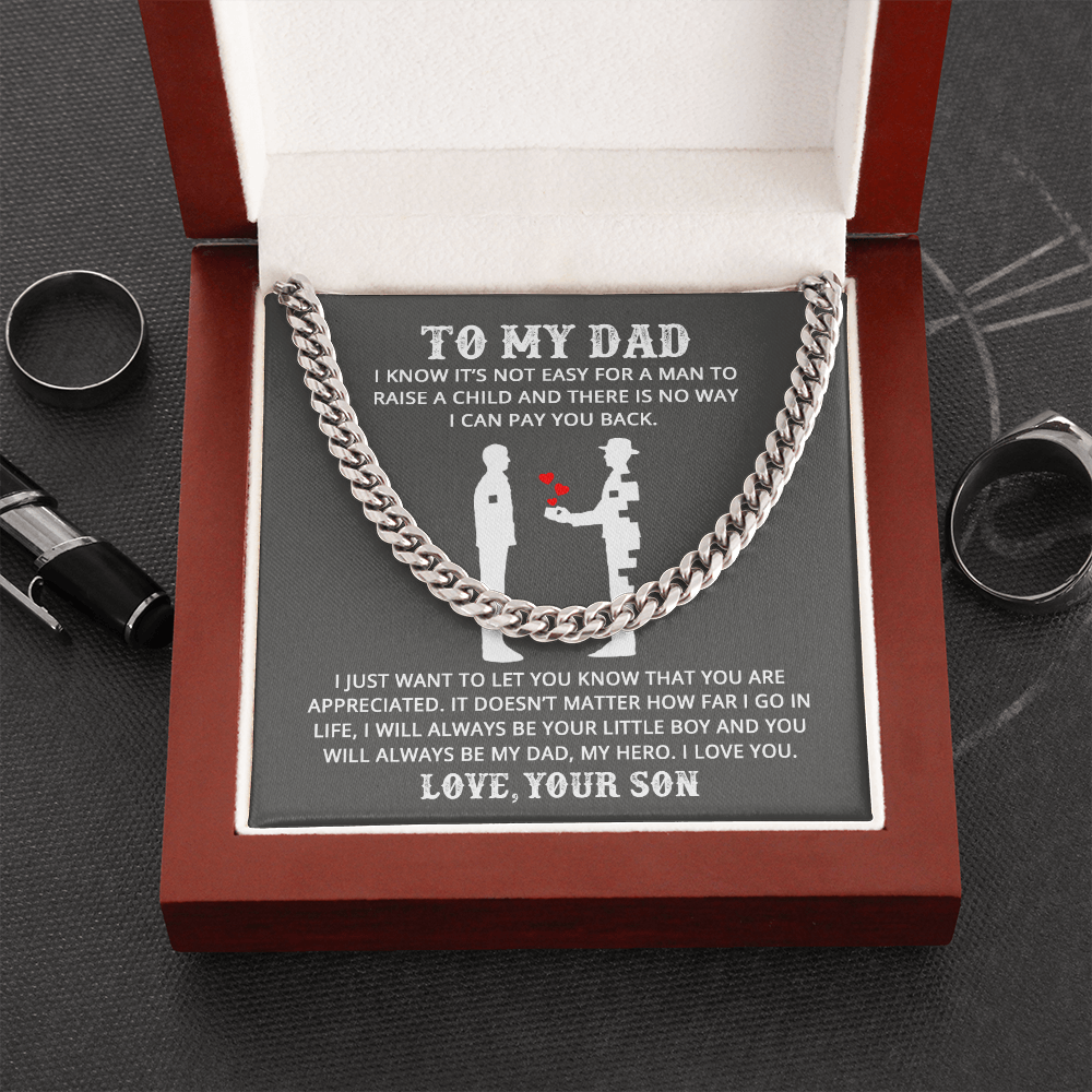 Dad - Hero - Cuban Link Chain