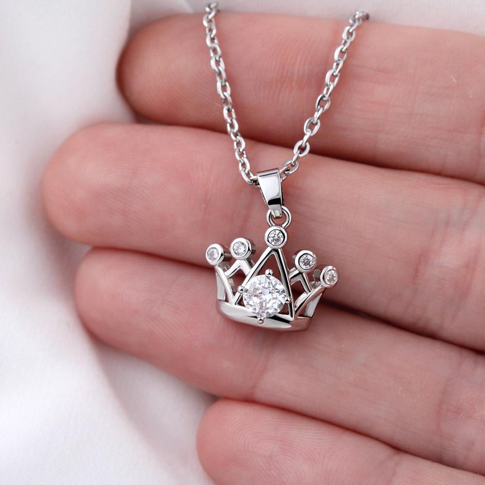 Wife - My Badass Wife - Crown Necklace