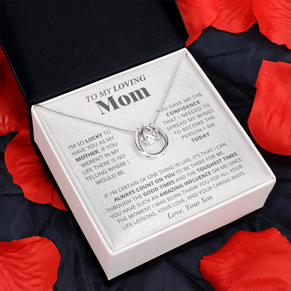 Mom - Count On You - Love Necklace