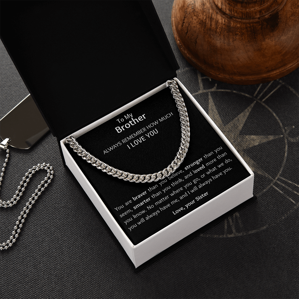 Brother - Love You - Cuban Link Chain
