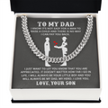 Dad - Support Of My Life - Cuban Link Chain