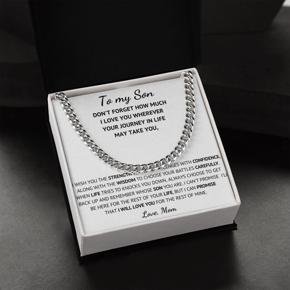 [ Almost Sold Out ] Son - Strong - Cuban Link Chain