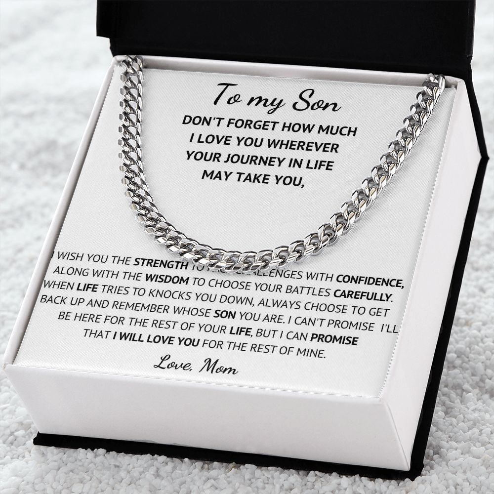 [ Almost Sold Out ] Son - Strong - Cuban Link Chain