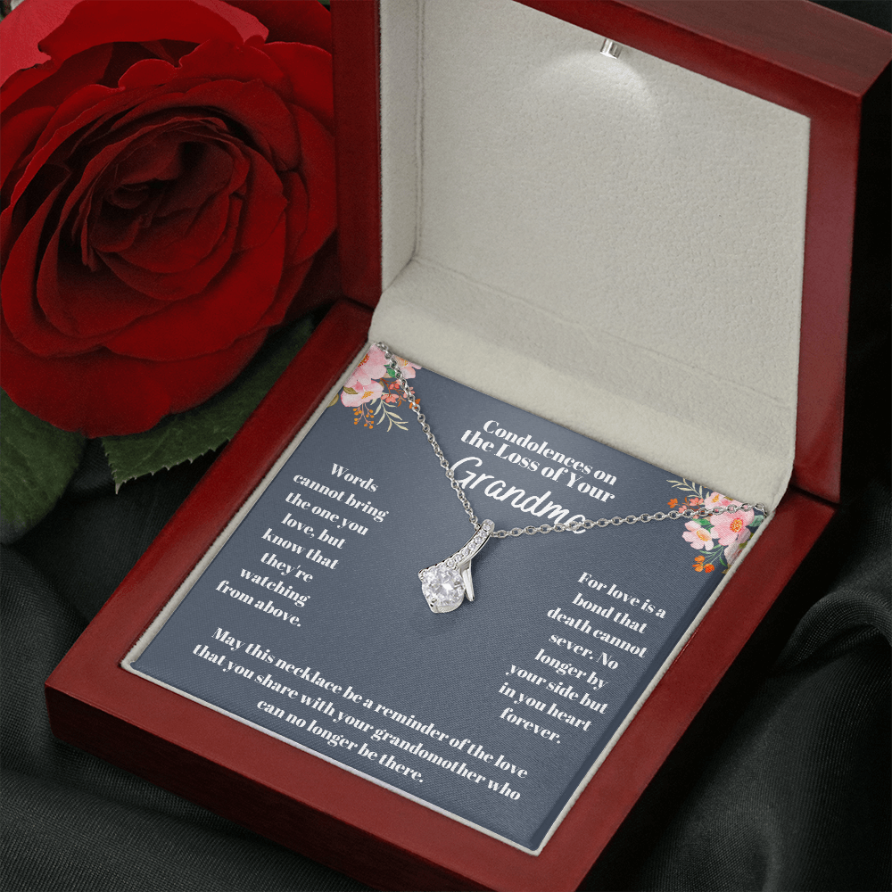 Grandma - No Longer By Your Side - Alluring Necklace