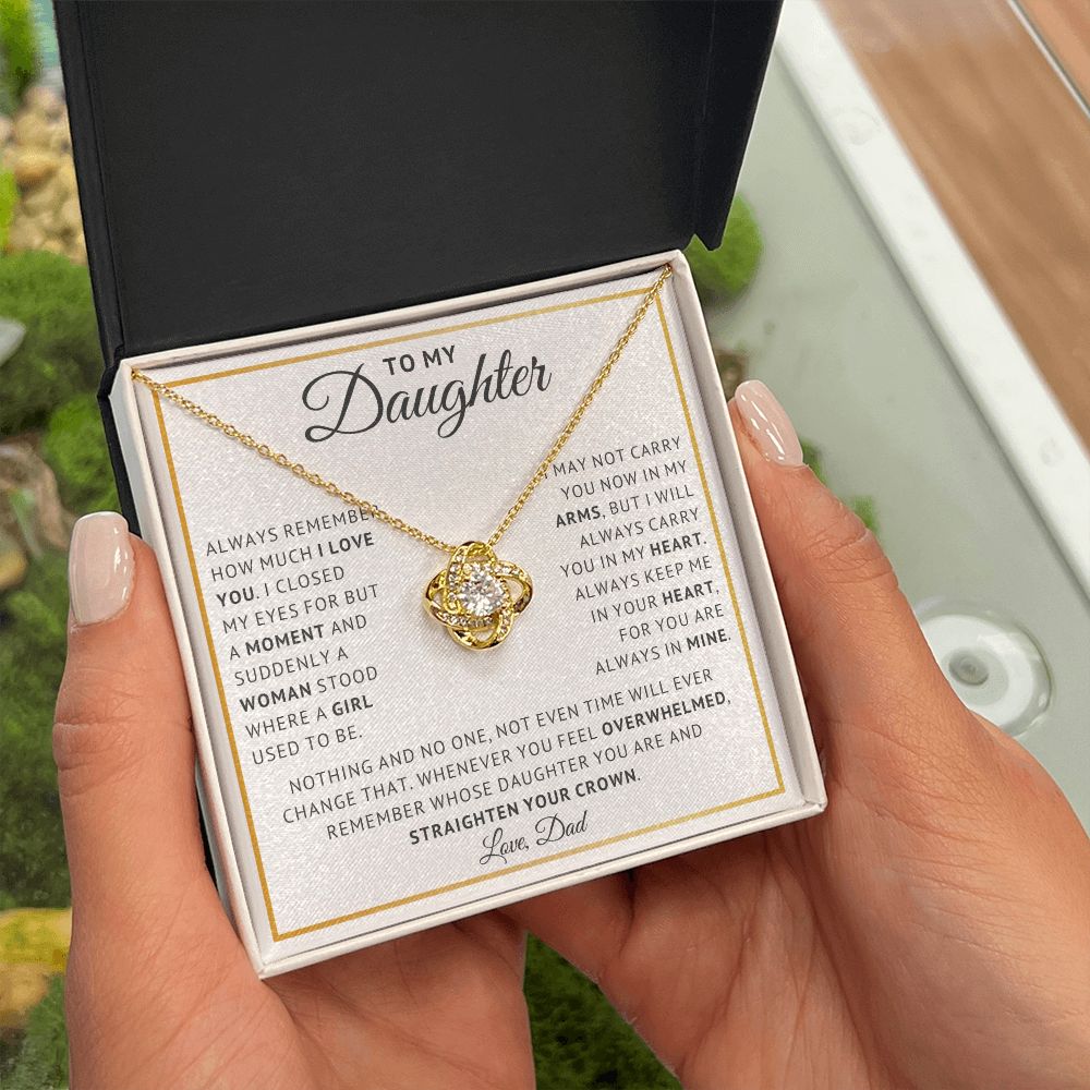 [Almost Sold Out] Daughter - Endless Love - Love Knot Necklace