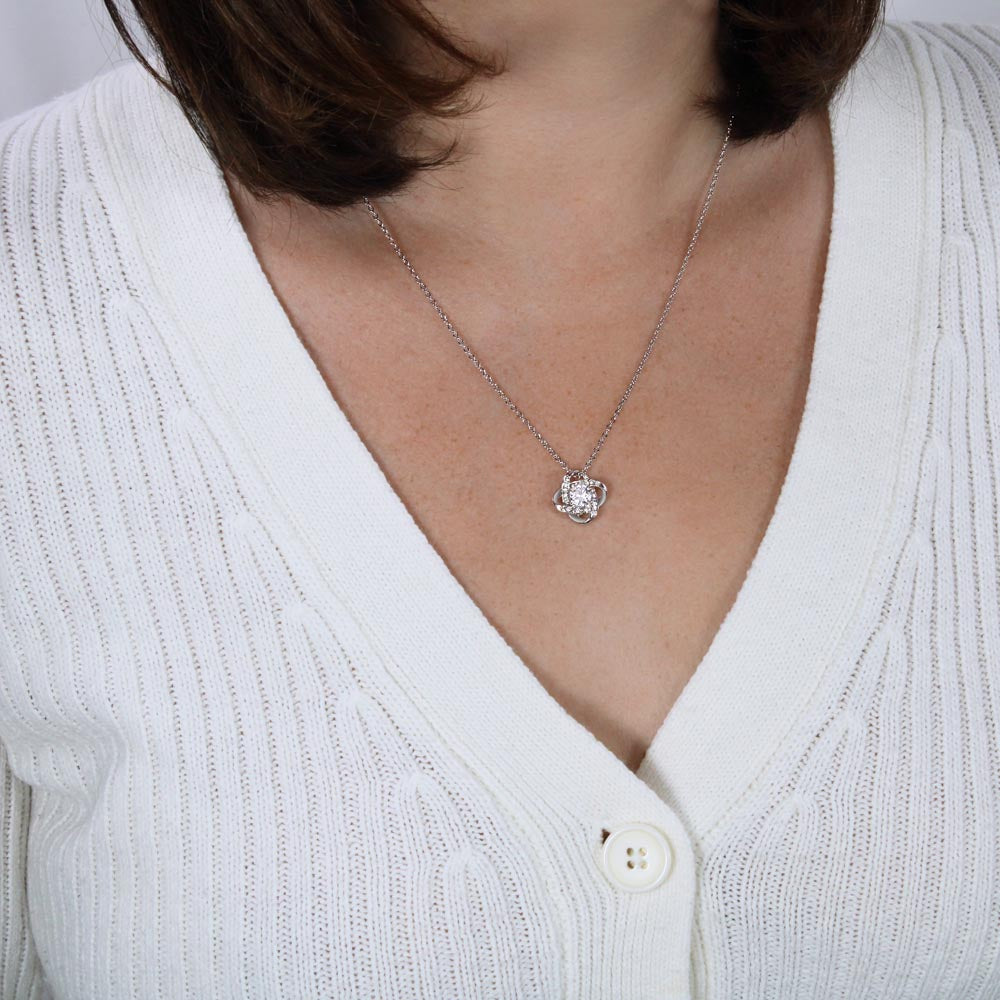[Almost Sold Out] Granddaughter - Kind & Beautiful - Love Knot Necklace