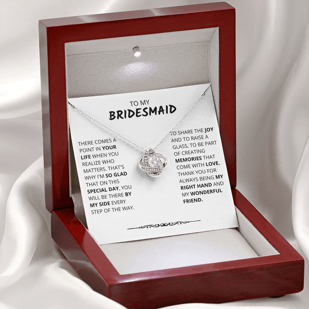 Bridesmaid - Special Day - Love Knot Necklace