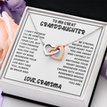 Granddaughter - Great Granddaughter - Interlocking Hearts Necklace