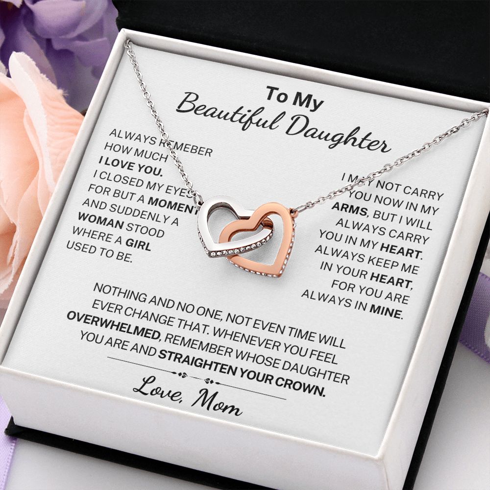 [ Almost Sold Out ] Daughter - Eternal Love - Interlocking Hearts Necklace