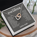 [ Almost Sold Out ] Daughter - Win or Learn - Interlocking Hearts Necklace