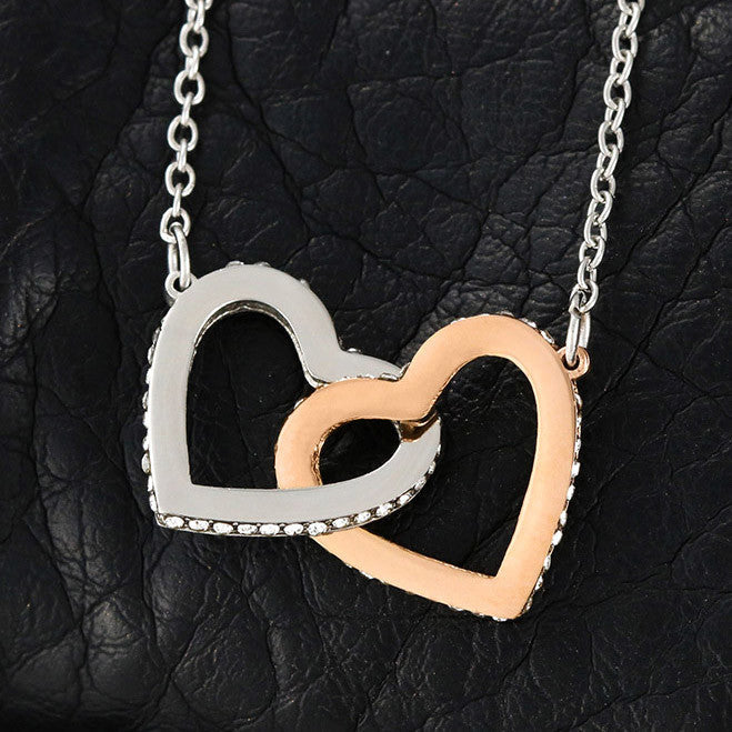 Granddaughter - Great Granddaughter - Interlocking Hearts Necklace