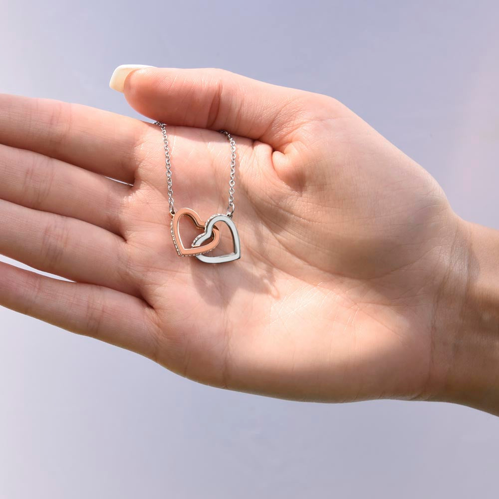 [Almost Sold Out] Daughter - Warm Hug - Interlocking Hearts Necklace