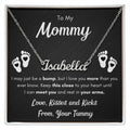 Custom Name Necklace gender reveal gift mommy baby gift set cool gifts for new moms necklace for pregnant women mom to be gifts for new mom