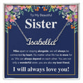 Personalized Custom Name Necklace From Sister birthday gifts from sister jewelry sisters necklace big sister little sister best sister gifts