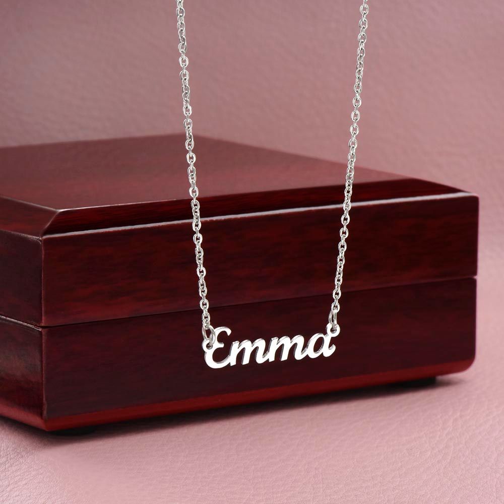 Custom Name Necklace gender reveal gift mommy baby gift set cool gifts for new moms necklace for pregnant women mom to be gifts for new mom