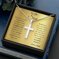 Son - Pages Of My Life - Cross Gift Necklase