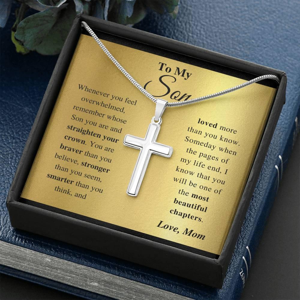 Son - My Life - Cross Gift Necklase