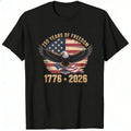American Eagle Flag 250 Years Of Freedom 1776 2026 Classic T-Shirt