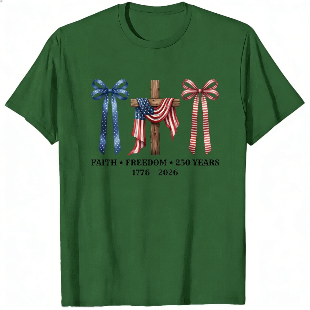 Patriotic Faith Freedom 250 Years Classic T-Shirt
