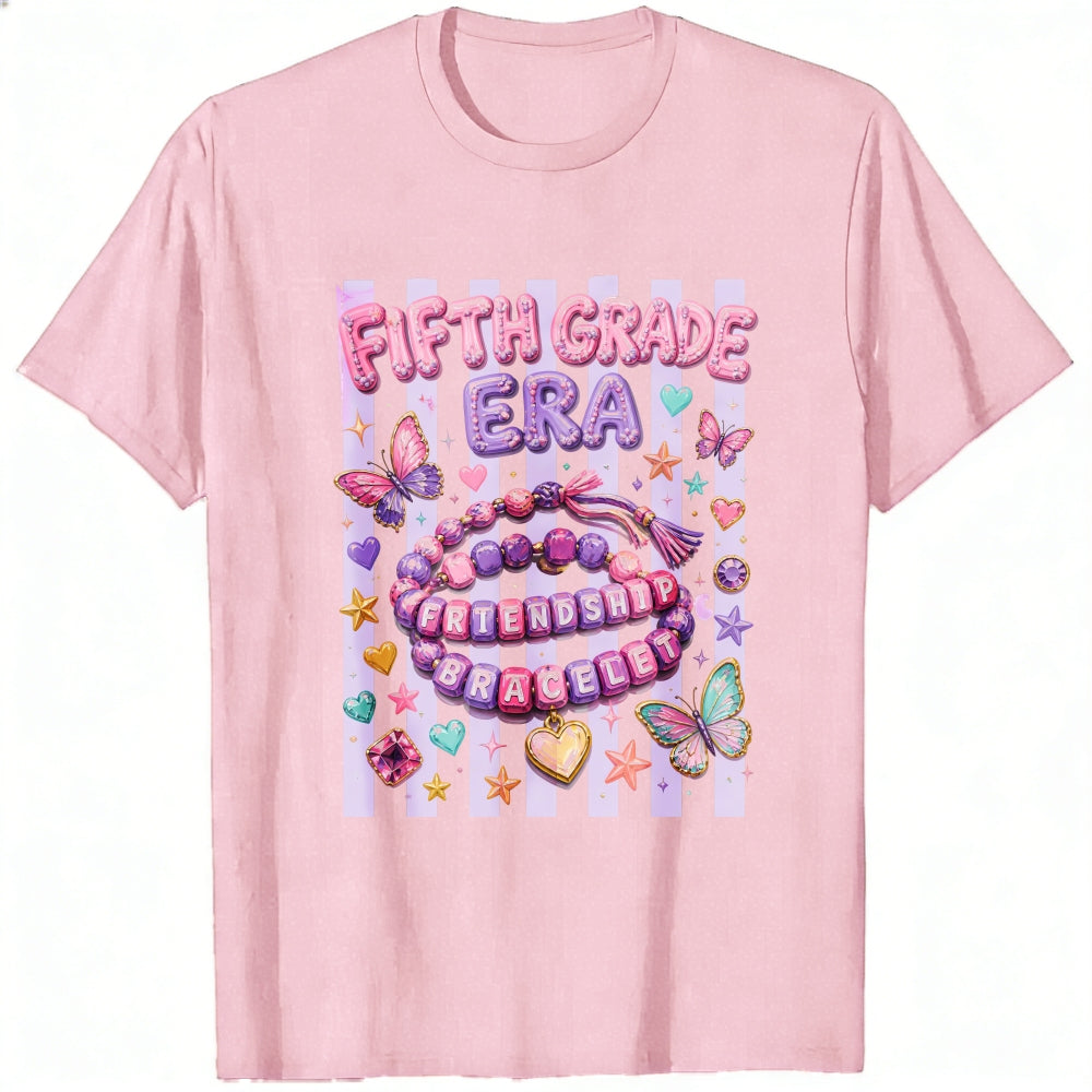 Cute Aesthetic Classic T-Shirt Fifth Grade Era Friendship Bracelet Butterflies