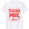 Funny Teacher Mode Off Switch Graphic Classic T-Shirt
