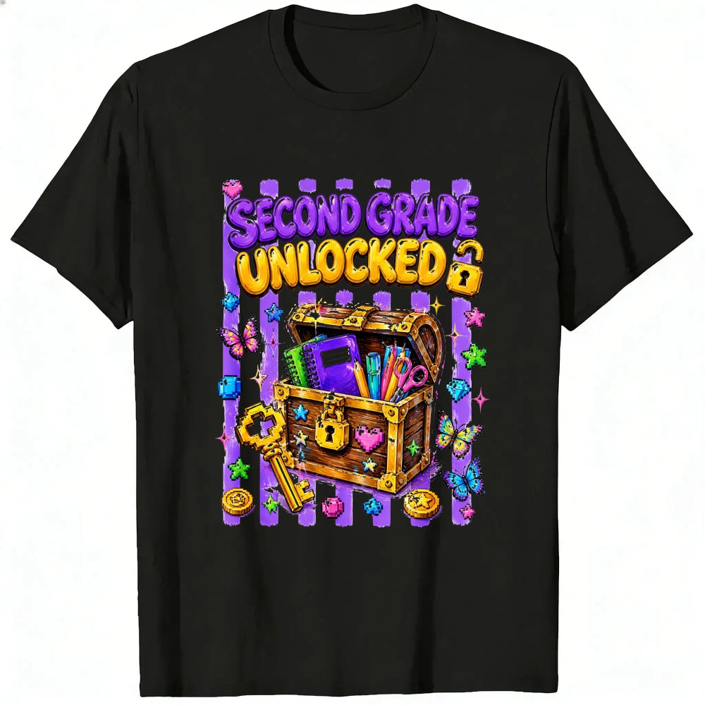 Cute Second Grade Unlocked Treasure Chest Classic T-Shirt