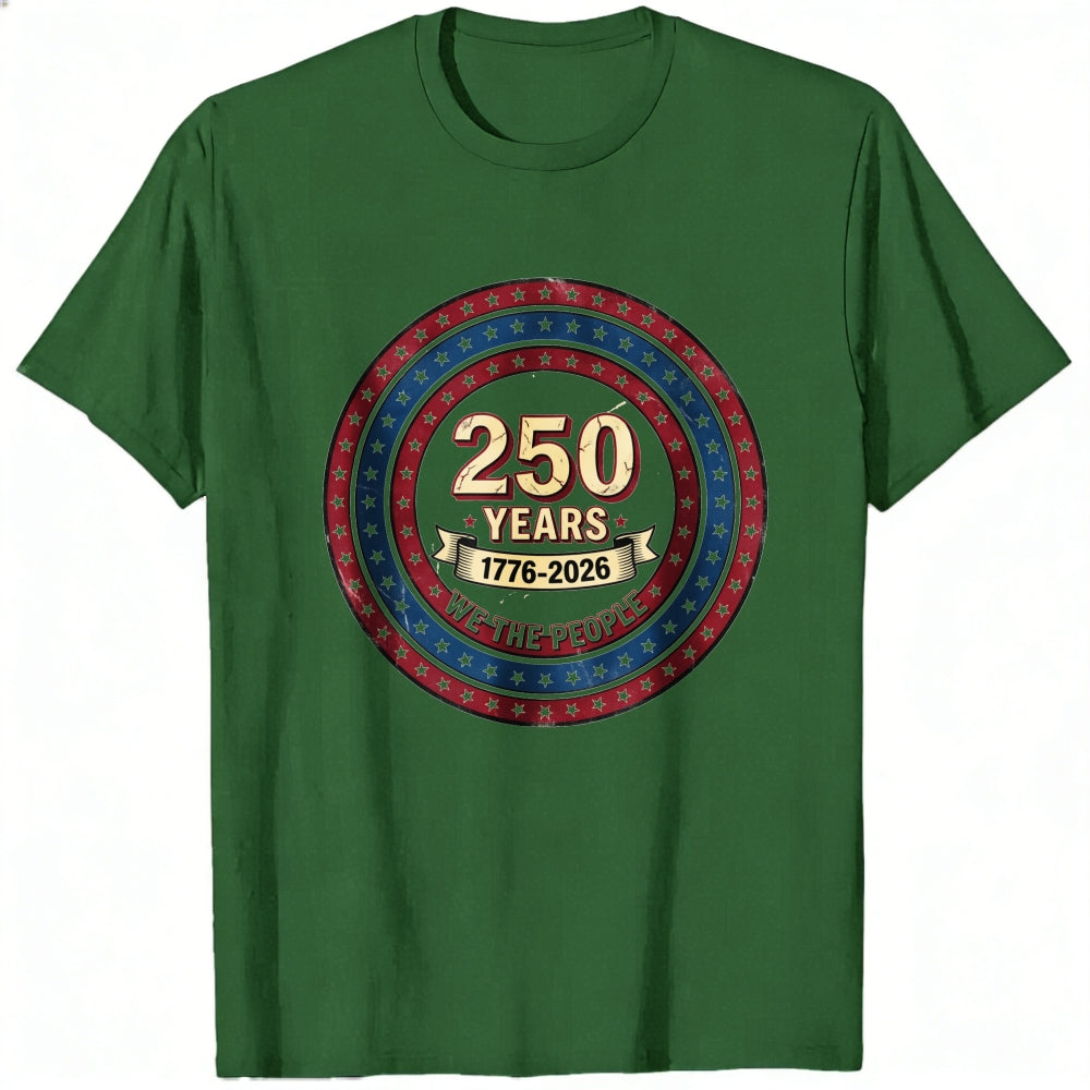 Patriotic American Independence Day 250 Years 1776 2026 We The People Classic T-Shirt