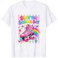 Cute Rainbow Roller Skate Slay The School Day Classic T-Shirt