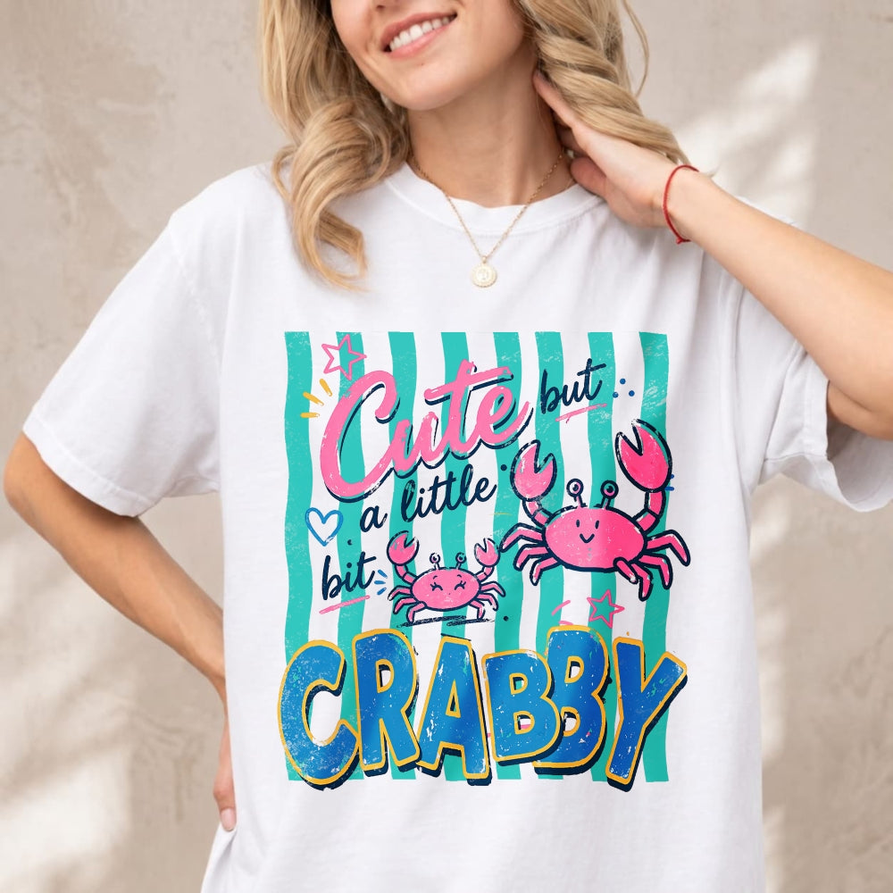 Cute But A Little Bit Crabby Crab Ocean Summer Classic T-Shirt