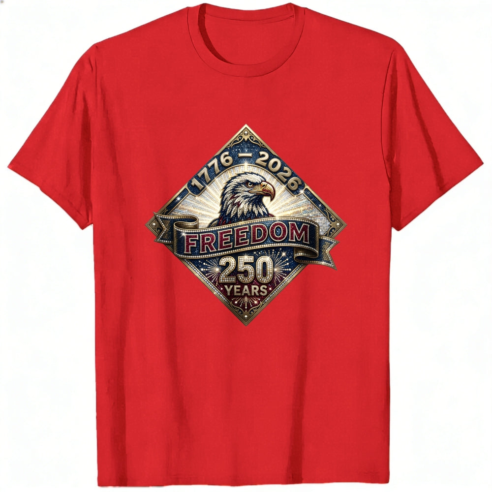 Patriotic Eagle Design Classic T-Shirt Freedom 250 Years 1776 2026