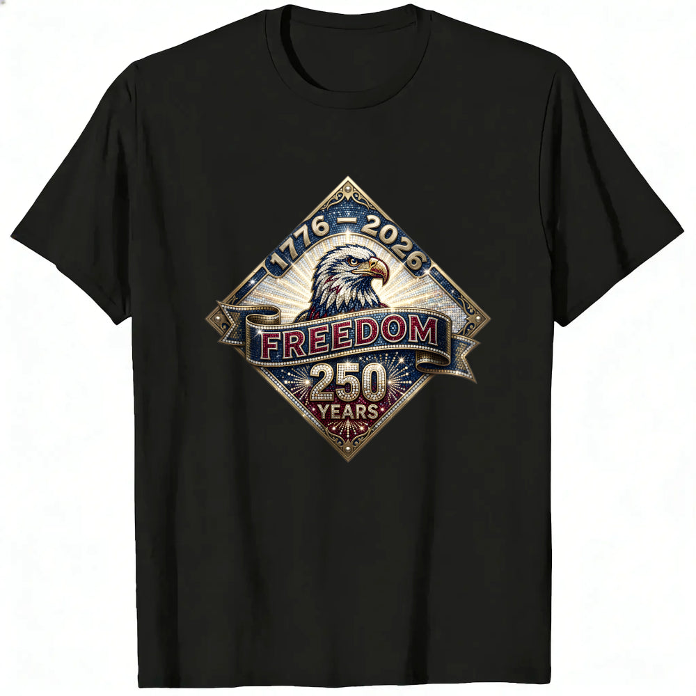 Patriotic Eagle Design Classic T-Shirt Freedom 250 Years 1776 2026