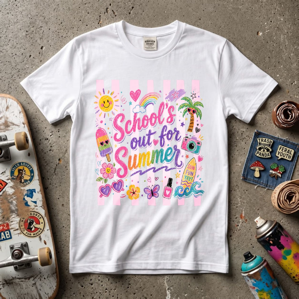 Cute Summer Vibes Classic T-Shirt School's Out For Summer Graphic Tee