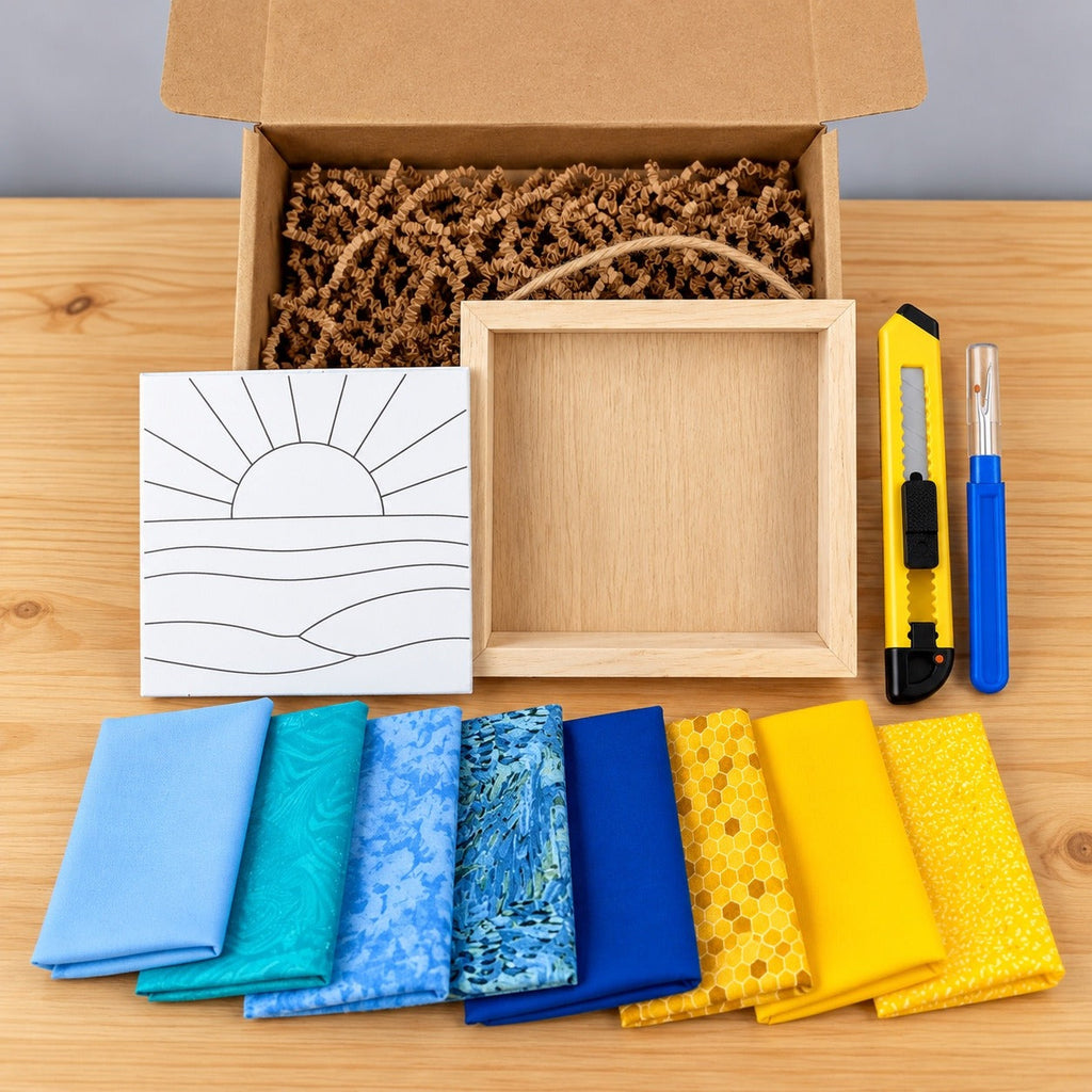 Kinusaiga Craft Kit: Sun, 5" × 5"