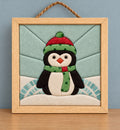 Kinusaiga Craft Kit: Winter Penguin, 5" × 5"