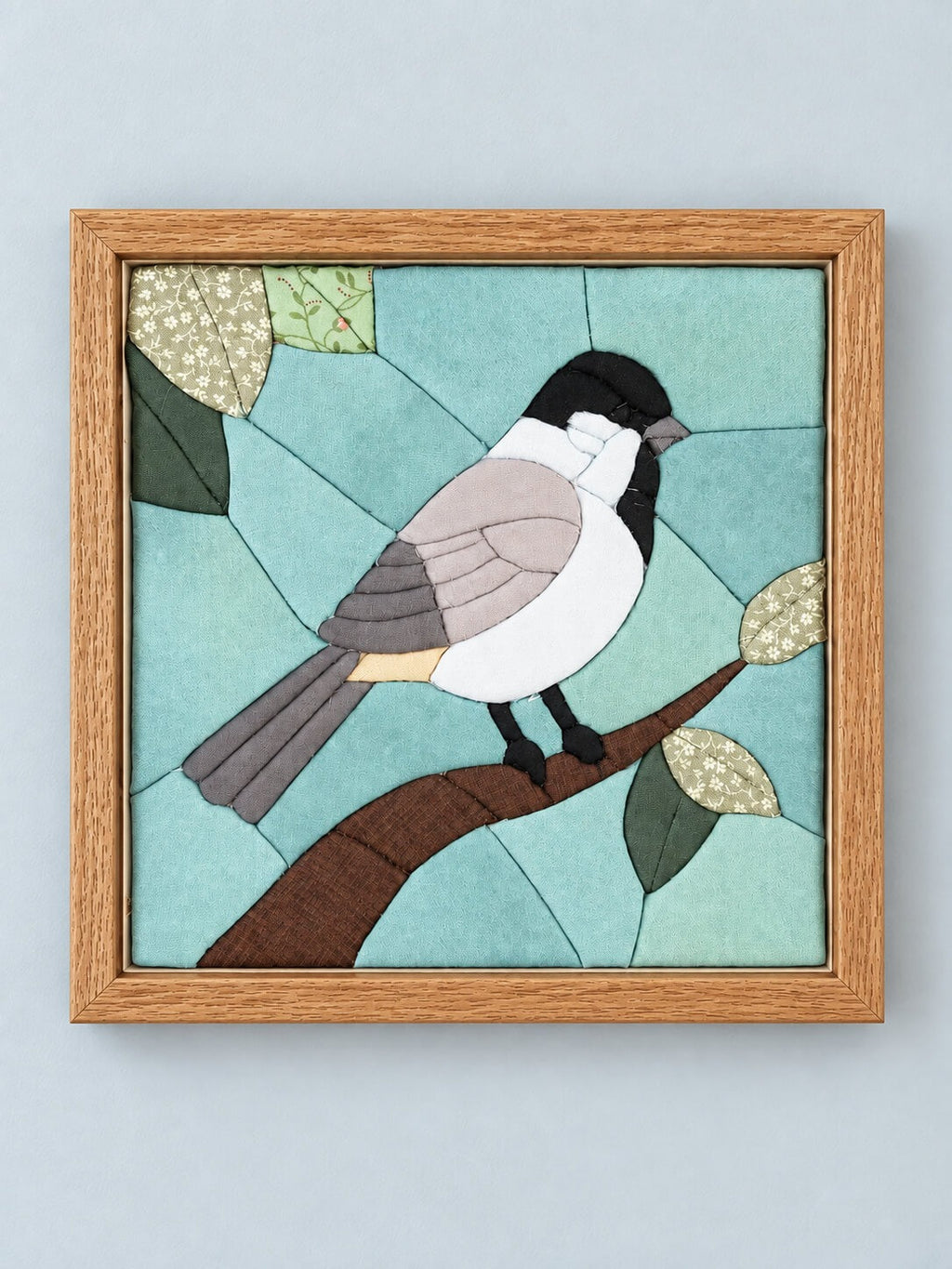 Kinusaiga Craft Kit: Chickadee, 8" × 8"