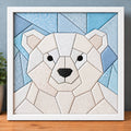 Kinusaiga Craft Kit: Chunky Polar Bear, 8" × 8"