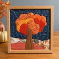 Kinusaiga Craft Kit: Fall Tree, 8" × 8"