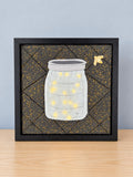 Kinusaiga Craft Kit: Firefly Jar, 8" × 8"