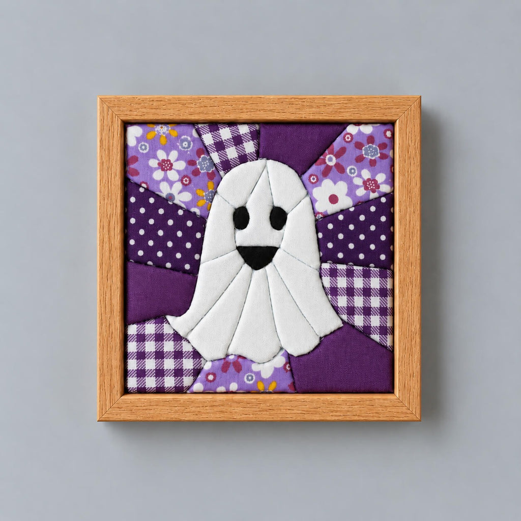 Kinusaiga Craft Kit: Ghost, 8" × 8"