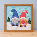 Kinusaiga Craft Kit: Gnomes, 8" × 8"