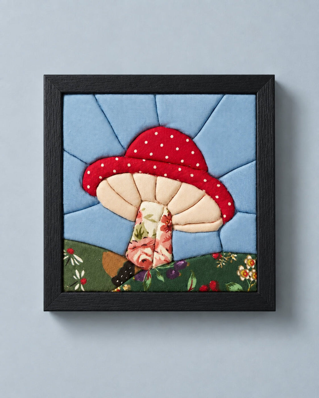 Kinusaiga Craft Kit: Mushroom, 8" × 8"