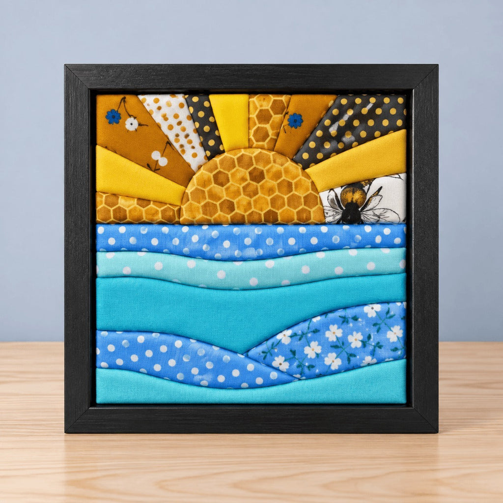 Kinusaiga Craft Kit: Sun, 8" × 8"